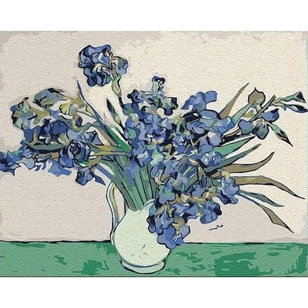 paint by numbers | van gogh iris no 2 | new arrivals reproduction flowers van gogh advanced | FiguredArt