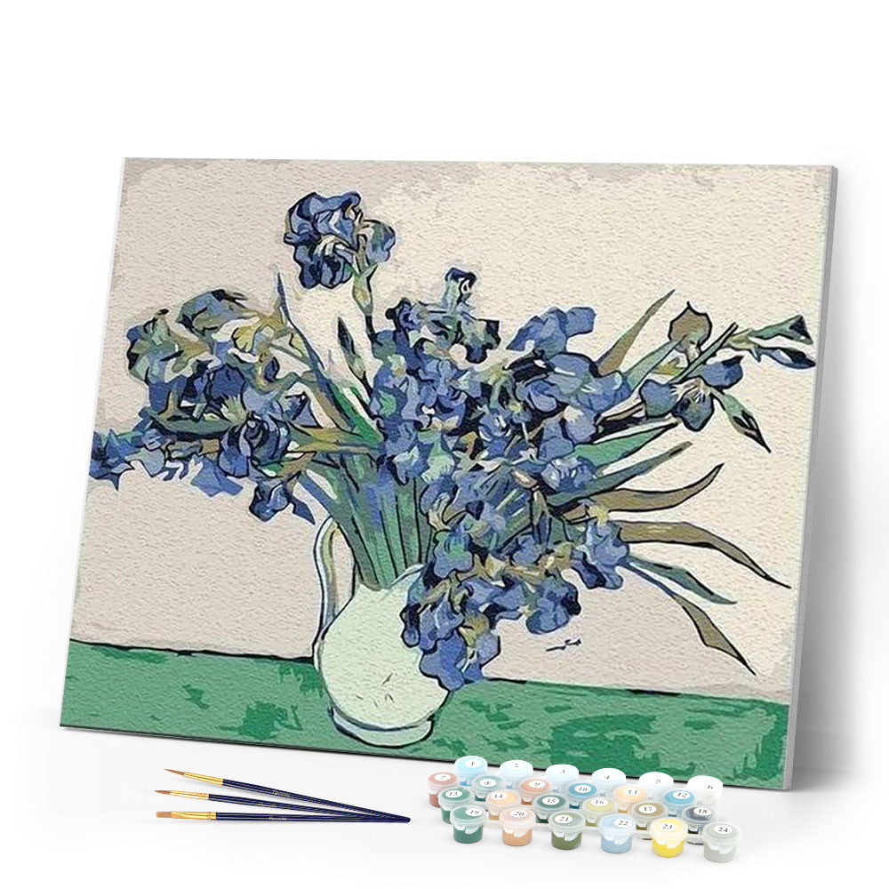 paint by numbers | van gogh iris no 2 | new arrivals reproduction flowers van gogh advanced | FiguredArt