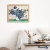 paint by numbers | van gogh iris no 2 | new arrivals reproduction flowers van gogh advanced | FiguredArt
