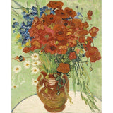 paint by numbers | van gogh red poppies and daisies | new arrivals flowers advanced | FiguredArt