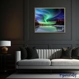 paint by numbers | aurora borealis and lake | new arrivals landscapes easy | FiguredArt