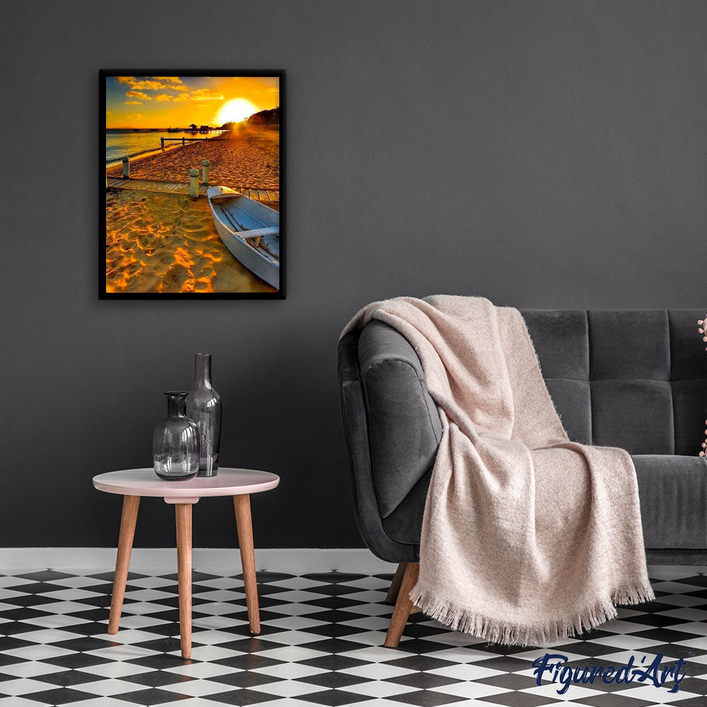 paint by numbers | beach at dusk | new arrivals landscapes advanced | FiguredArt