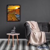 paint by numbers | beach at dusk | new arrivals landscapes advanced | FiguredArt