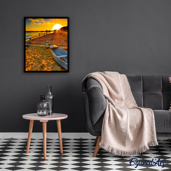 paint by numbers | beach at dusk | new arrivals landscapes advanced | FiguredArt