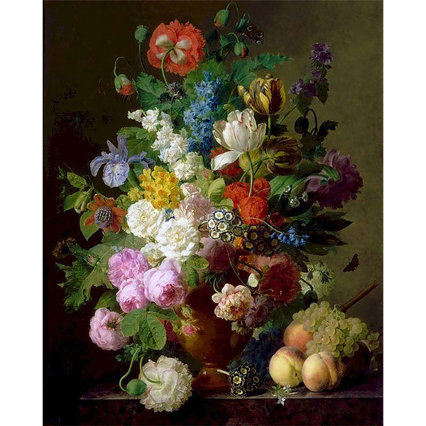 paint by numbers | jan frans van dael vase of flowers | new arrivals flowers advanced | FiguredArt