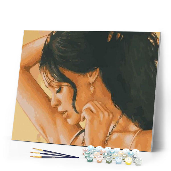 paint by numbers | Beautiful Face | easy romance | FiguredArt