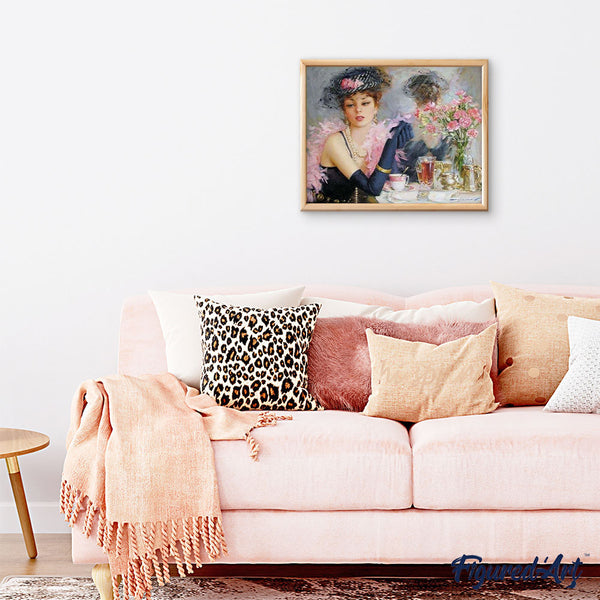 paint by numbers | Beautiful Courtesan | advanced flowers romance | FiguredArt