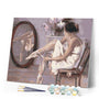 paint by numbers | Preparing ballerina shoes | dance easy | FiguredArt