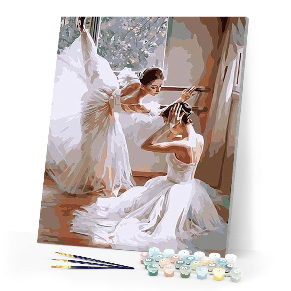 paint by numbers | Future Ballerinas | dance easy | FiguredArt
