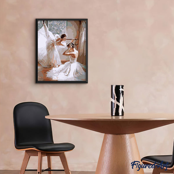 paint by numbers | Future Ballerinas | dance easy | FiguredArt