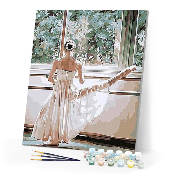 paint by numbers | Dancer at the bar | dance easy | FiguredArt