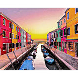 Paint by numbers | Burano in Italy | intermediate cities | Figured'Art