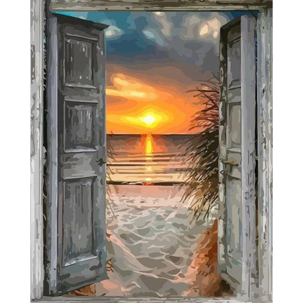 paint by numbers | door to the beach | new arrivals landscapes intermediate | FiguredArt