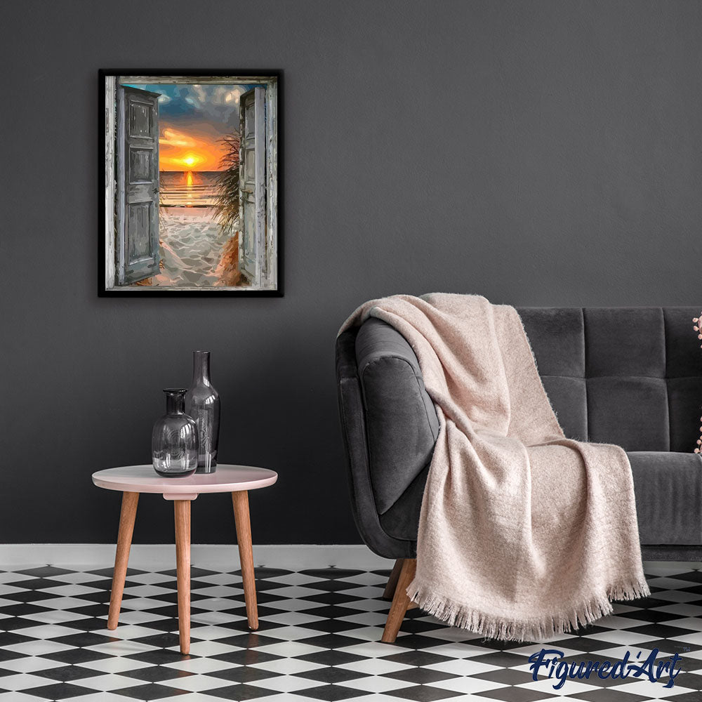 paint by numbers | door to the beach | new arrivals landscapes intermediate | FiguredArt