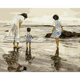 paint by numbers | Family and Seaside | easy landscapes vintage | FiguredArt