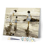 paint by numbers | Family and Seaside | easy landscapes vintage | FiguredArt