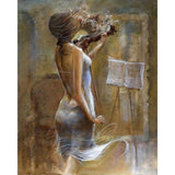 Paint by numbers | Beautiful Violinist | advanced music nude | Figured'Art