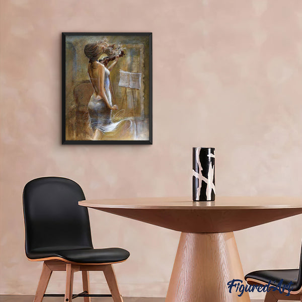 Paint by numbers | Beautiful Violinist | advanced music nude | Figured'Art