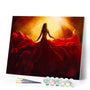 paint by numbers | Pretty Red Dress | dance intermediate romance | FiguredArt
