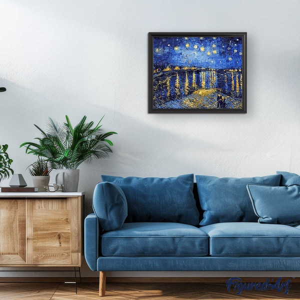 paint by numbers | Van Gogh Starry Night over the Rhone | advanced famous paintings landscapes van gogh | FiguredArt