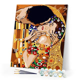 paint by numbers | Beautiful Kiss | easy famous paintings romance | FiguredArt