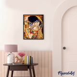 paint by numbers | Beautiful Kiss | easy famous paintings romance | FiguredArt