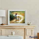 paint by numbers | Brother and Sister walking | advanced romance | FiguredArt