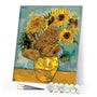 paint by numbers | Van Gogh - Sunflowers | easy famous paintings flowers van gogh | FiguredArt