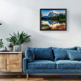 paint by numbers | Lake and Mountain reflection | intermediate landscapes | FiguredArt
