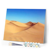 paint by numbers | Blue Sky in the Desert | easy landscapes | FiguredArt