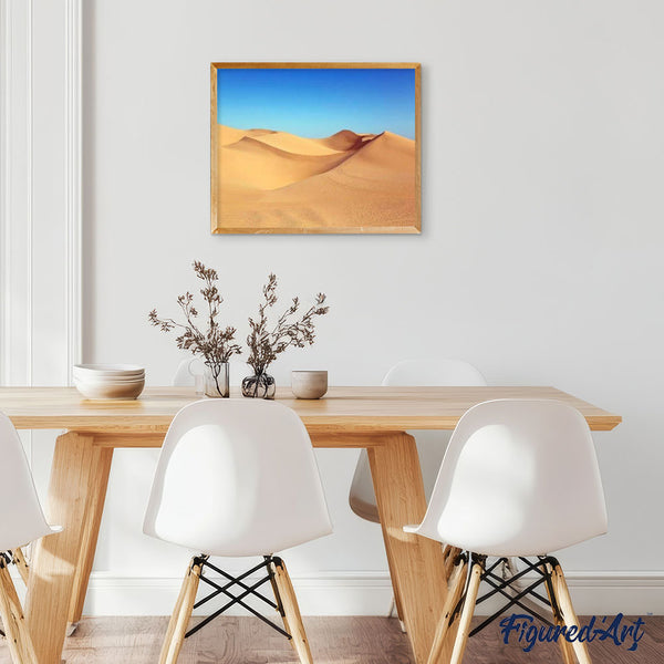 paint by numbers | Blue Sky in the Desert | easy landscapes | FiguredArt