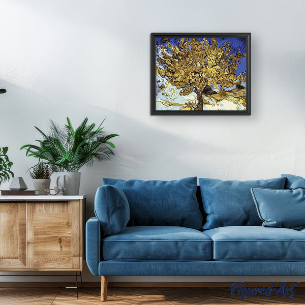 paint by numbers | Van Gogh The Mulberry Tree | famous paintings intermediate trees van gogh | FiguredArt