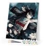 paint by numbers | Character With Sword | flowers intermediate world | FiguredArt