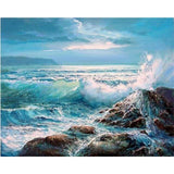 paint by numbers | Waves | advanced landscapes | FiguredArt