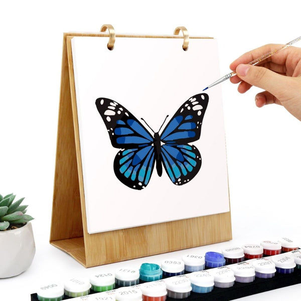 Paint by Numbers Calendar 2026 - Colorful Butterflies