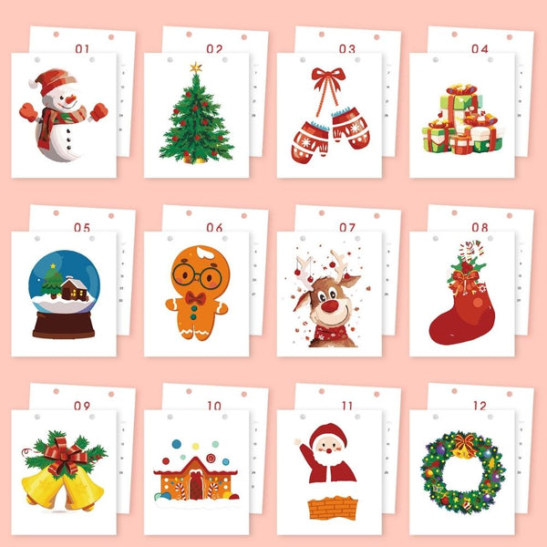 Paint by Numbers Calendar 2026 - Christmas Classics Icons