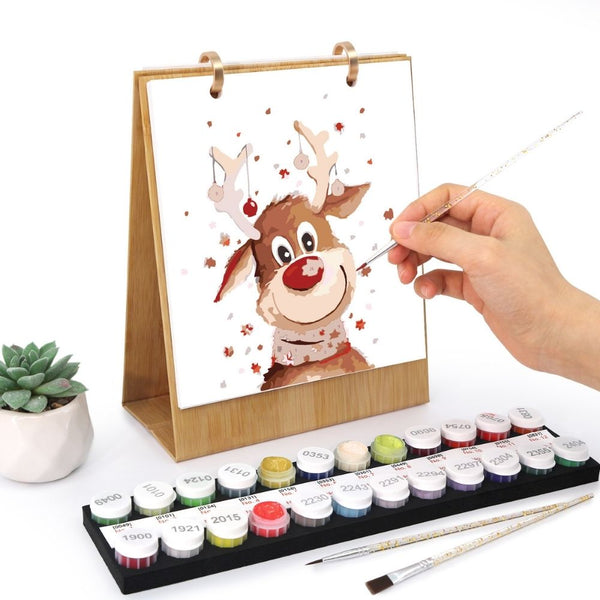 Paint by Numbers Calendar 2026 - Christmas Classics Icons