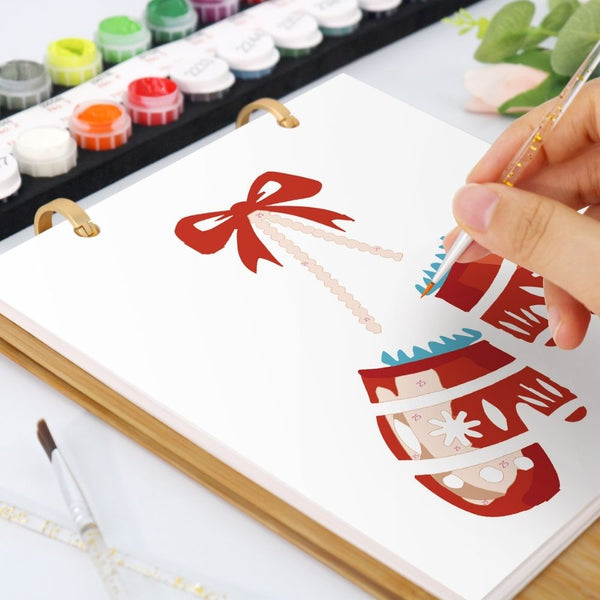 Paint by Numbers Calendar 2026 - Christmas Classics Icons