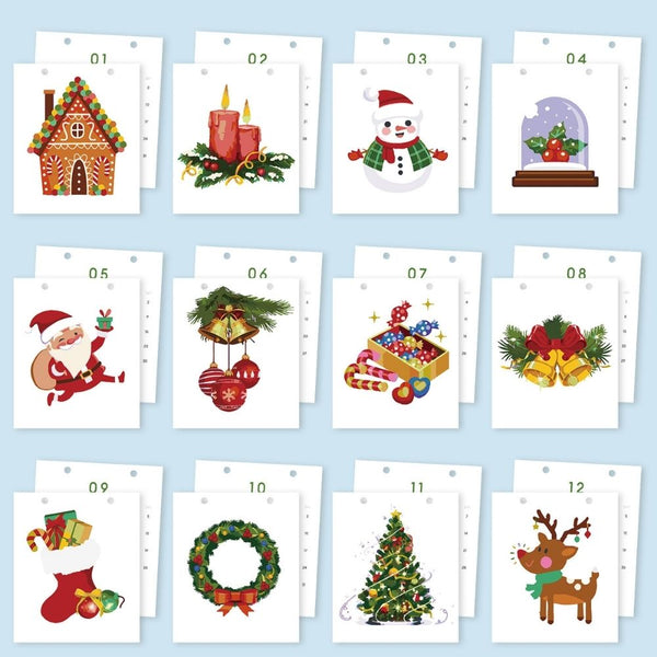 Paint by Numbers Calendar 2026 - Christmas Highlights
