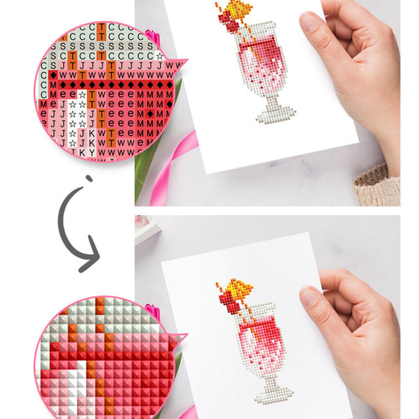 Gem Painting kit - Cocktails series
