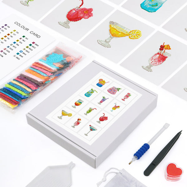 Gem Painting kit - Cocktails series
