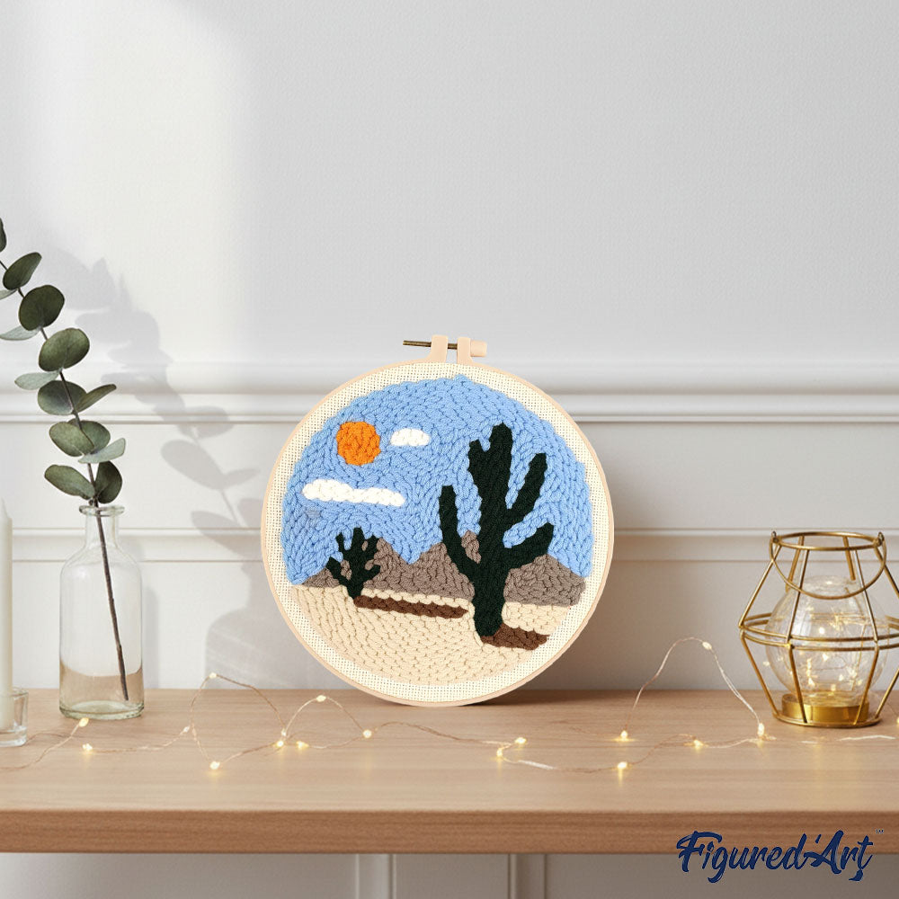 Punch Needle Kit - Desert Afternoon – Figured'Art