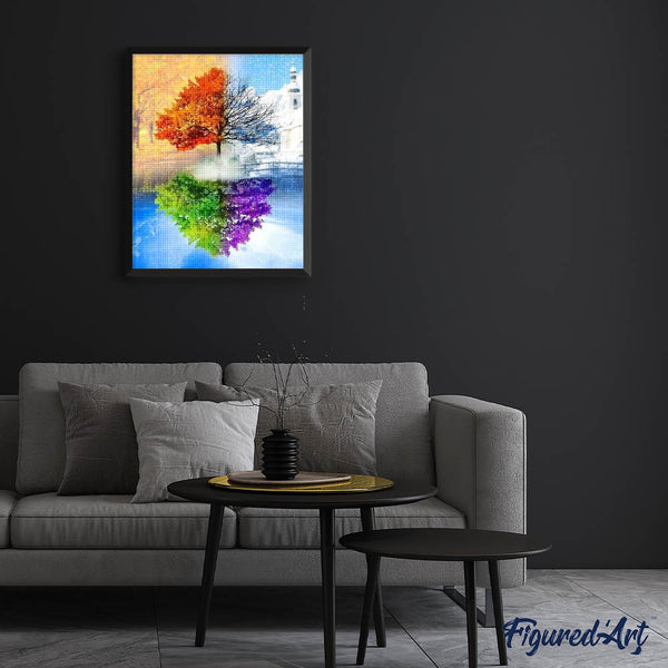 Diamond Painting - The 4 seasons