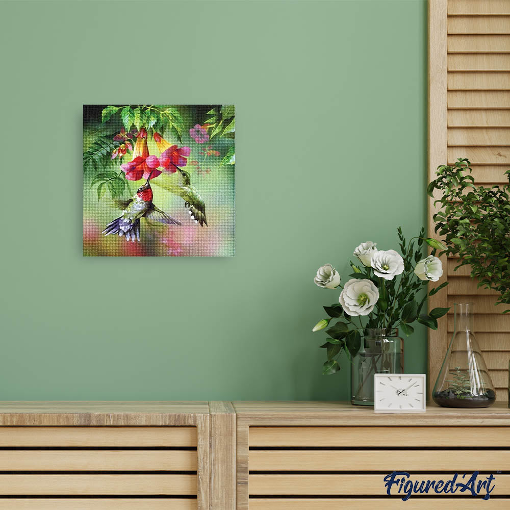 Diamond Painting - Hummingbirds