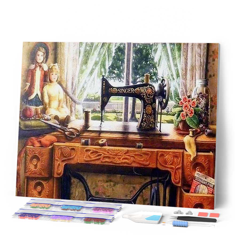Diamond Painting - Sewing Machine – Figured'Art