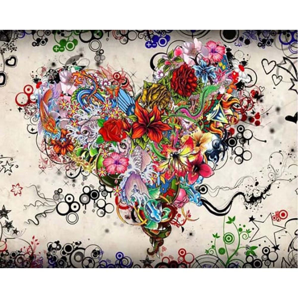Diamond Painting - Heart Graffiti
