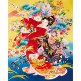 Diamond Painting - Japanese woman wearing traditional clothes