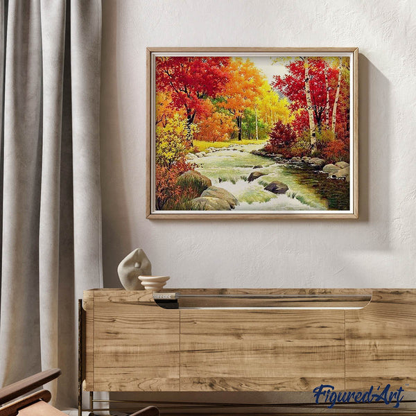 Diamond Painting - River in Autumn