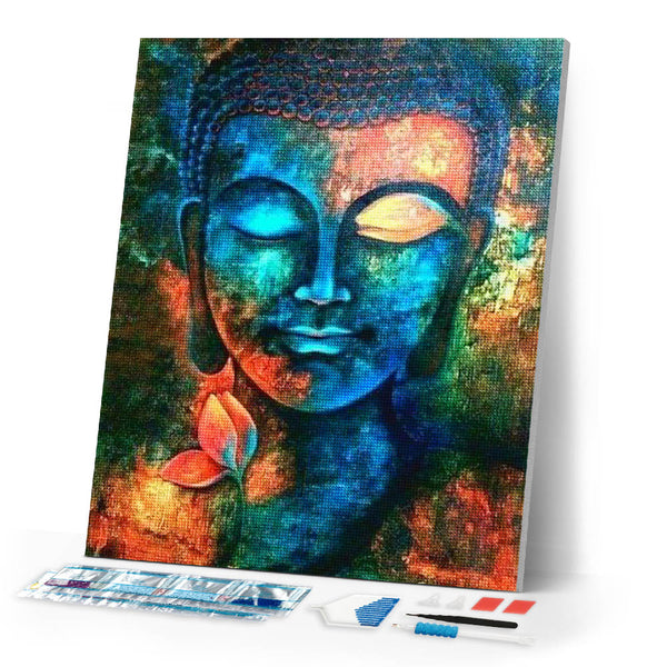 Diamond Painting | Diamond Painting - Buddha Relaxing | Diamond Painting Religion religion | FiguredArt
