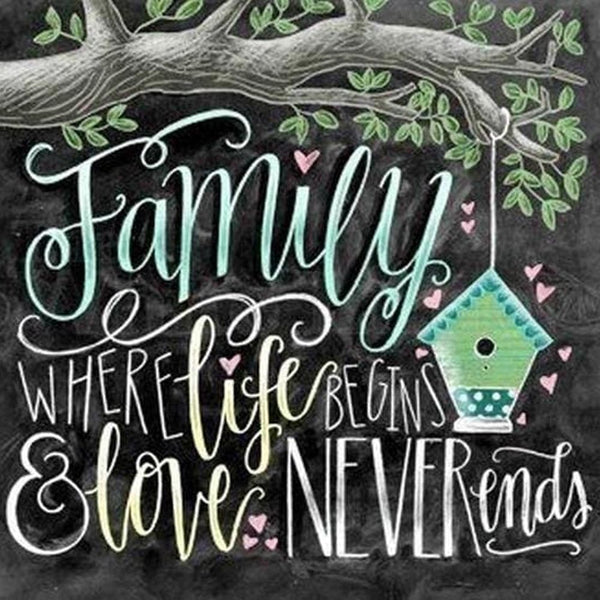 Diamond Painting - Family Tree